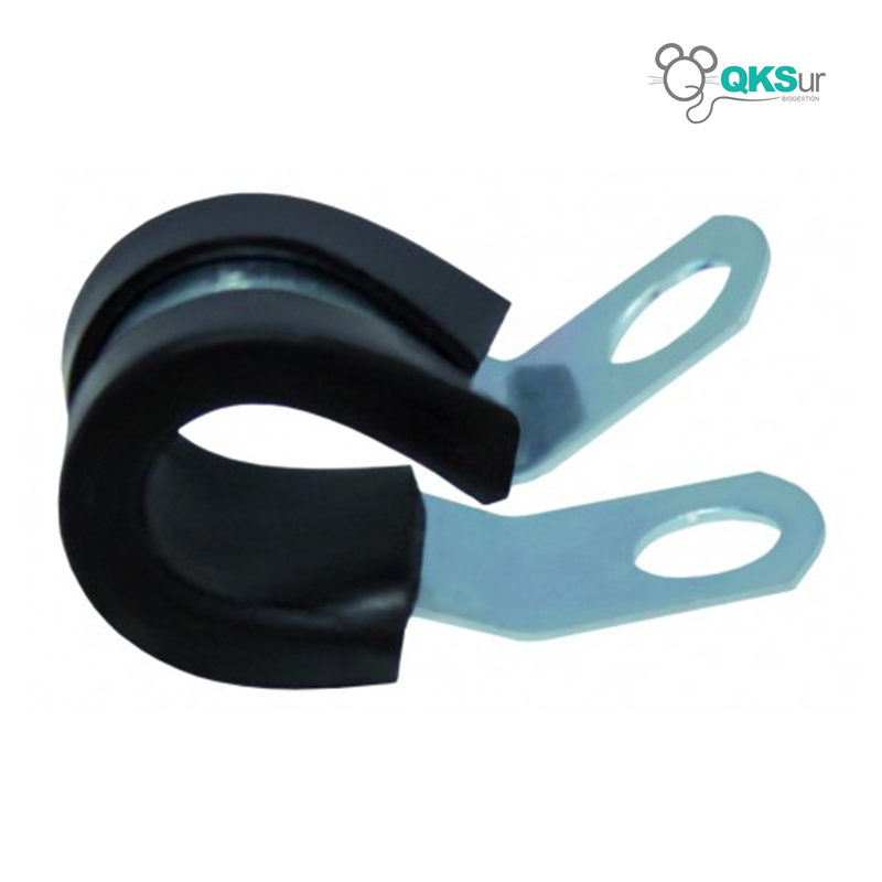 Abrazadera goma negra para tubo de alta presión 3/8" QKSur